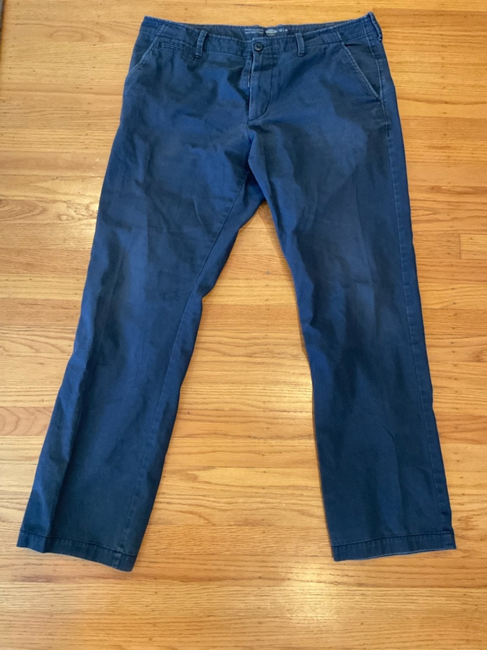 Old Navy Navy Straight Chino Pants, W38 x 36L